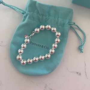 Tiffany & Co. 7.5in. Sterling Silver Ball Bracelet